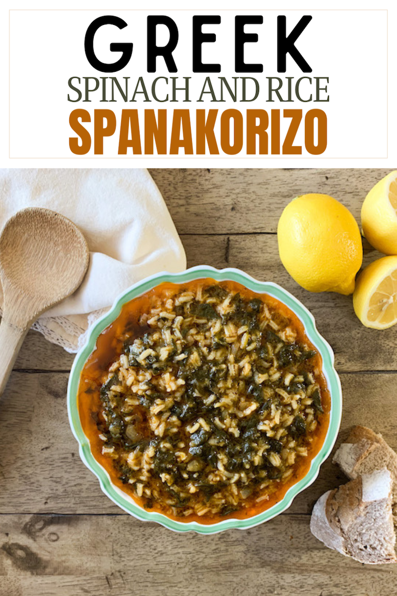 Spanakorizo is the ultimate healthy meal while still being packed with flavor! One of our favorite recipes, we’re confident it will become a staple in your house too! via @CookLikeaGreek
