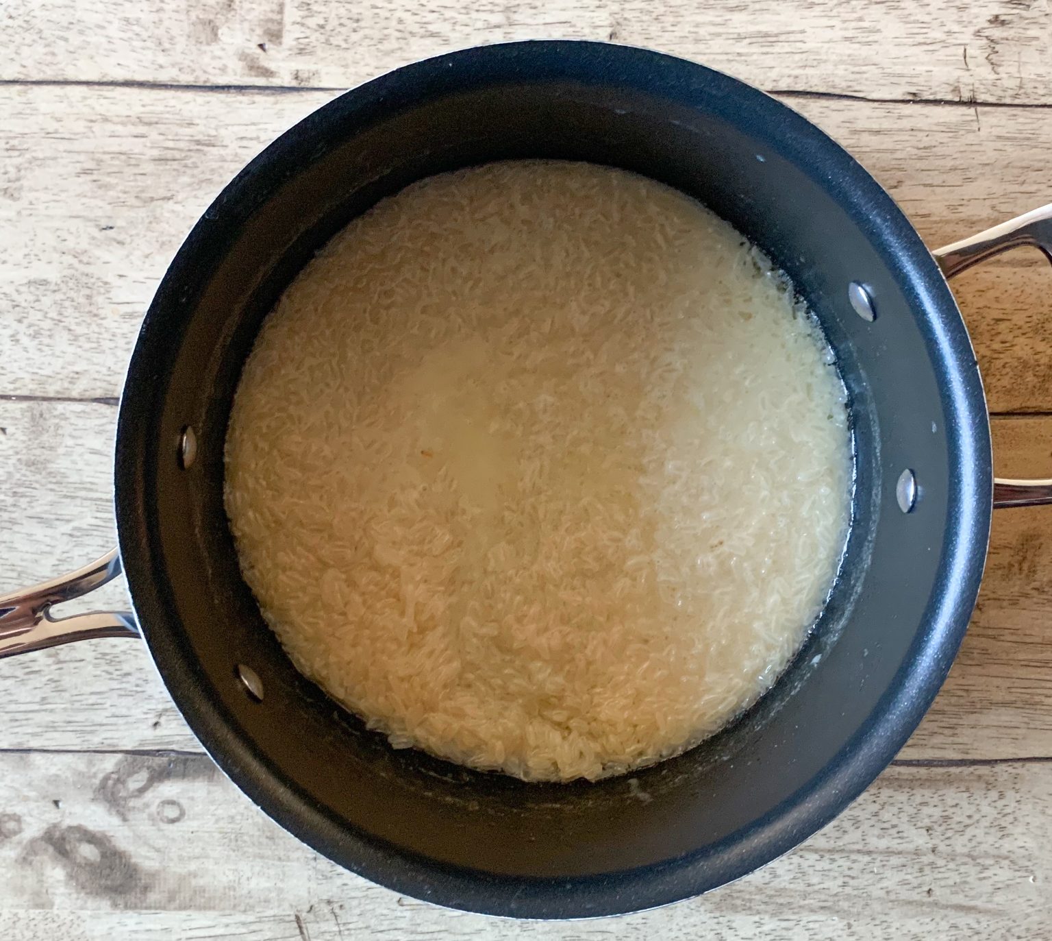 Traditional Cretan Style Pilafi or Gamopilafo Greek Lemon Rice