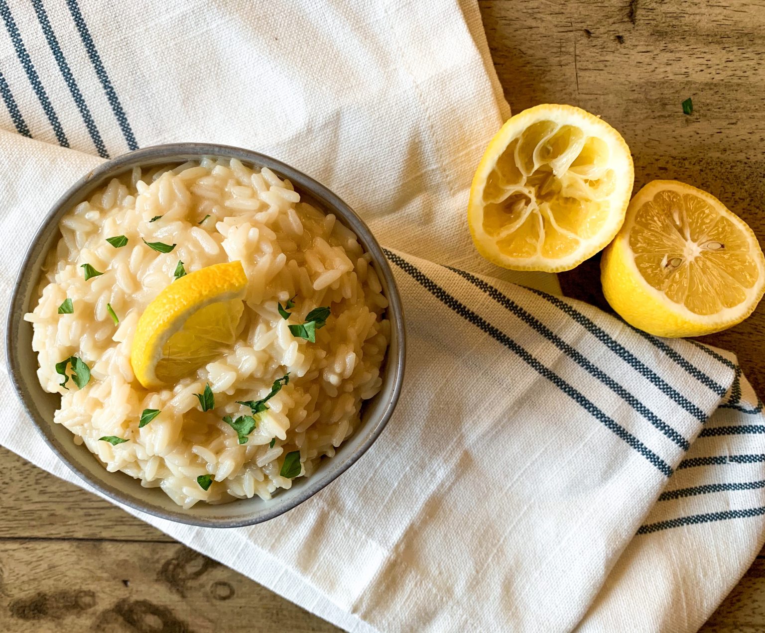 Traditional Cretan Style Pilafi or Gamopilafo Greek Lemon Rice