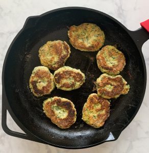 fry the zucchini fritters recipe