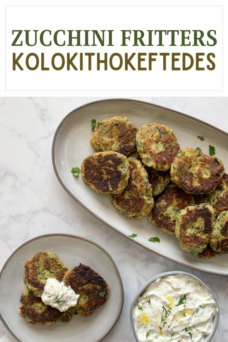 Looking for a new zucchini recipe? Look no further! This Zucchini Fritters Recipe – Kolokithokeftedes is a delicious and satisfying appetizer or side that are sure to please the palette! via @CookLikeaGreek