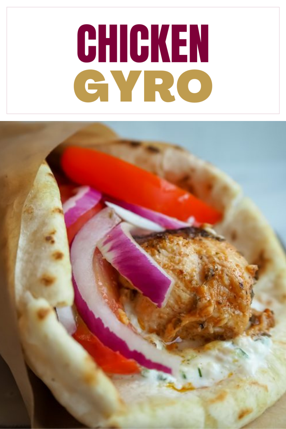 Are you craving some traditional Greek street food? There’s nothing more classic than gyros! This Chicken Gyro Recipe will make you feel like you’re right at the Greek festival! via @CookLikeaGreek