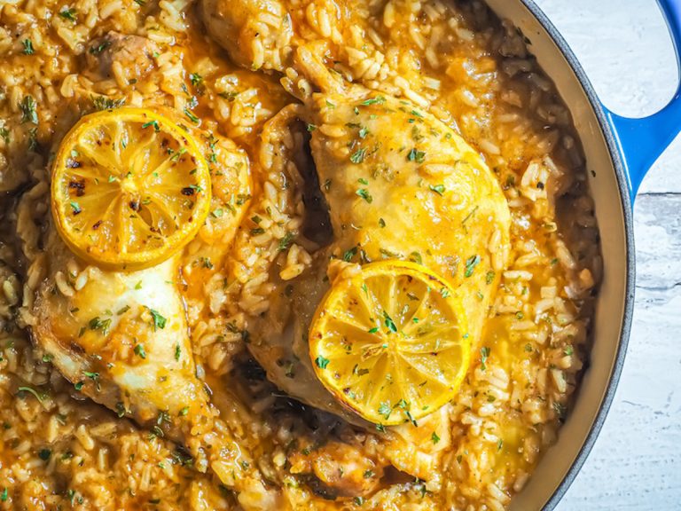 YIAYIA DENA’S FAMOUS CHICKEN AND RICE