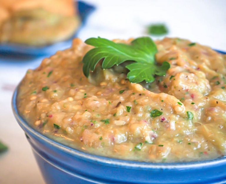 GREEK EGGPLANT DIP – MELITZANOSALATA