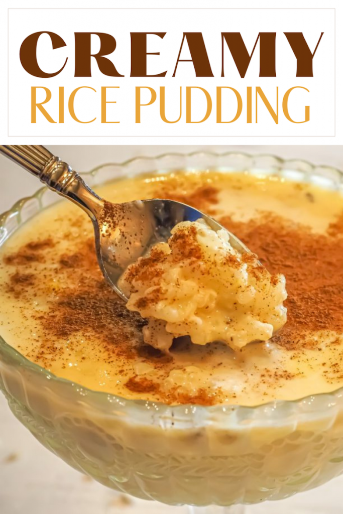 Yiayia Foto's Creamy Rice Pudding