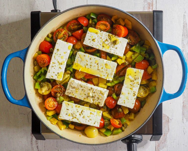 Oven Baked Feta - Feta Sto Fourno- Cook Like a Greek