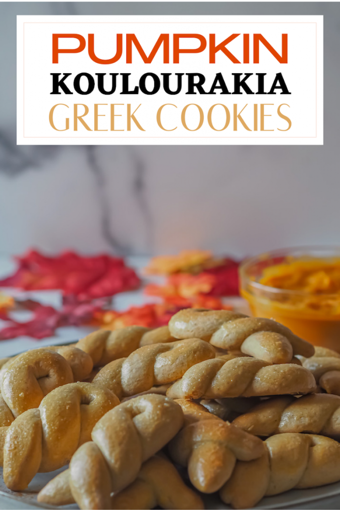 Pumpkin Koulourakia - Greek Cookies