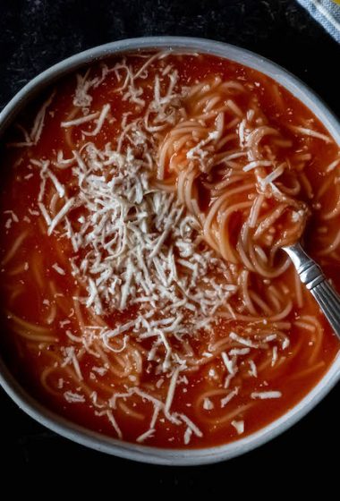 tomato chicken noodle soup
