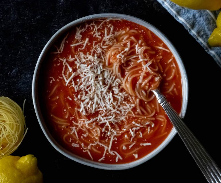 tomato chicken noodle soup