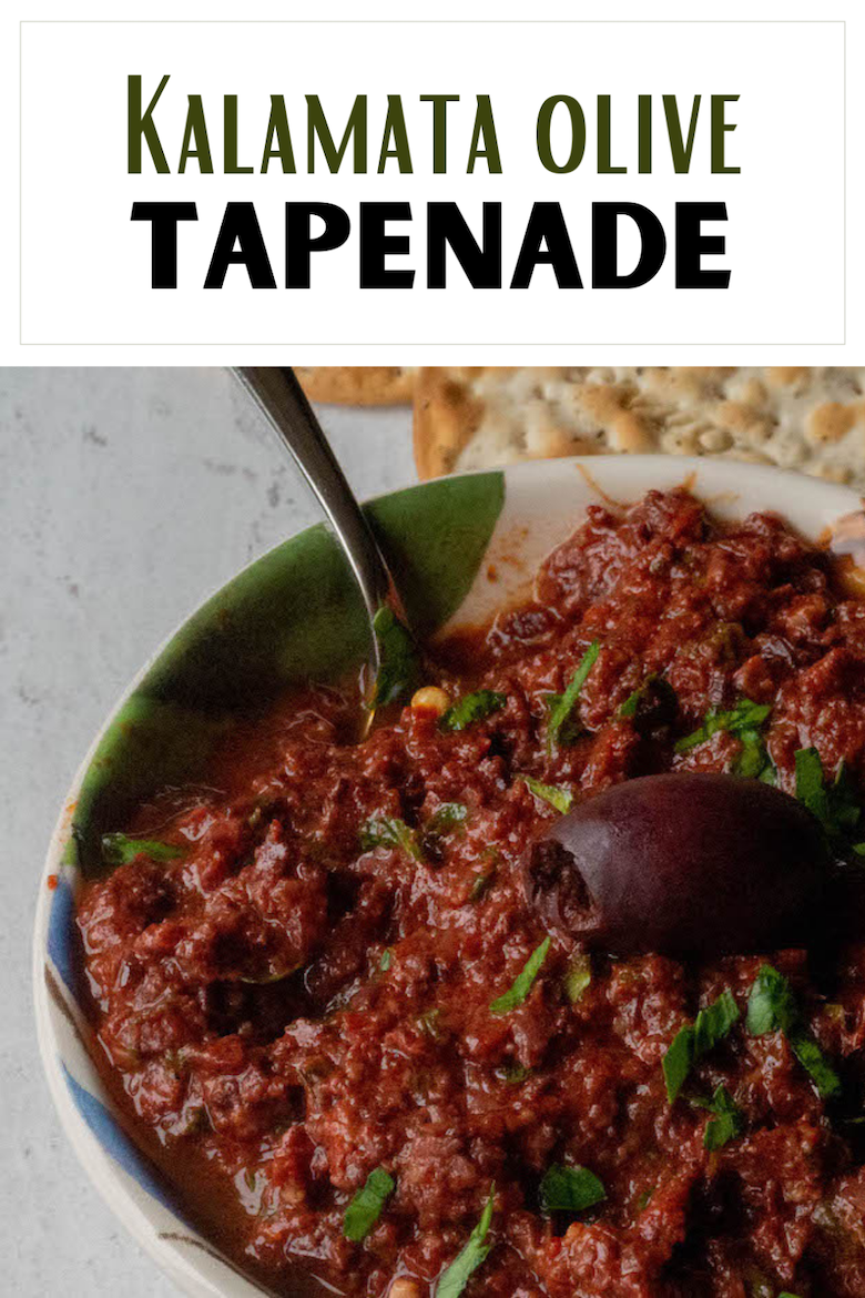 Kalamata Olive Tapenade via @CookLikeaGreek