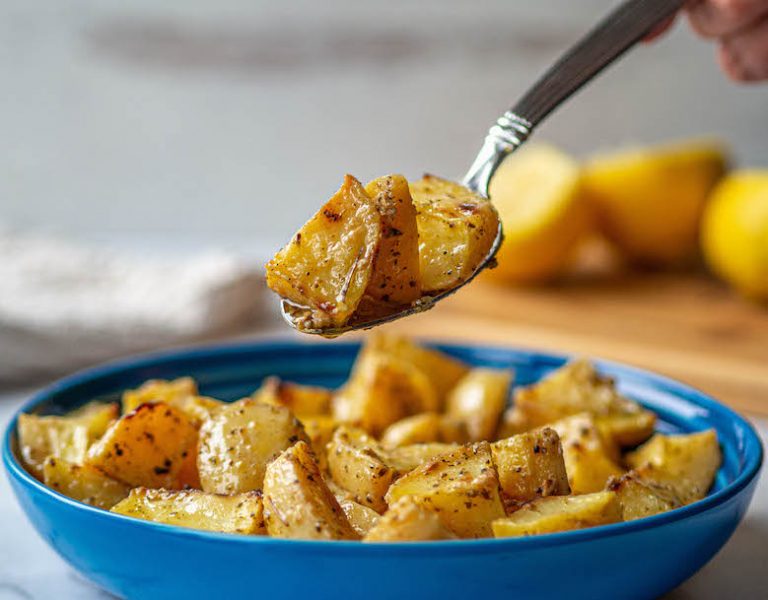 Greek Lemon Roasted Potatoes